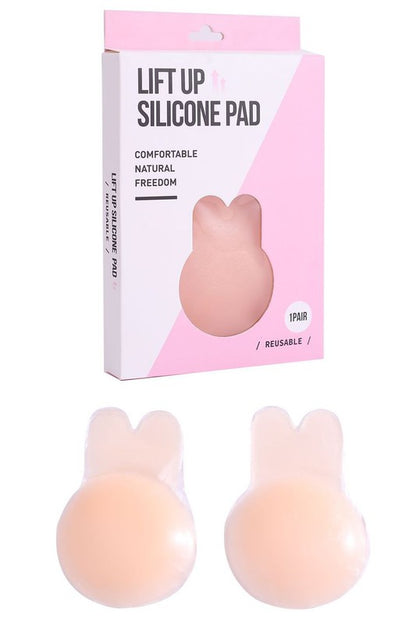 Bunny Invisible adhesive Silicone Lift Up Bra Pad