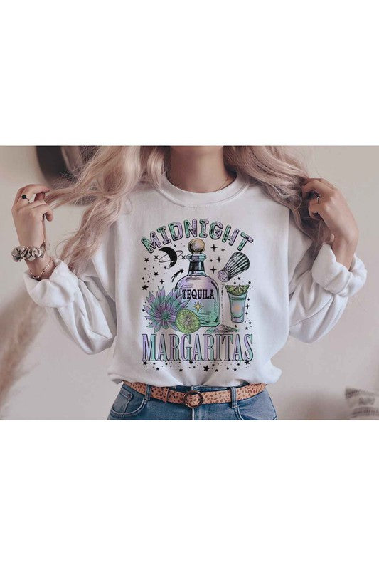 MIDNIGHT MARGARITAS GRAPHIC SWEATSHIRT