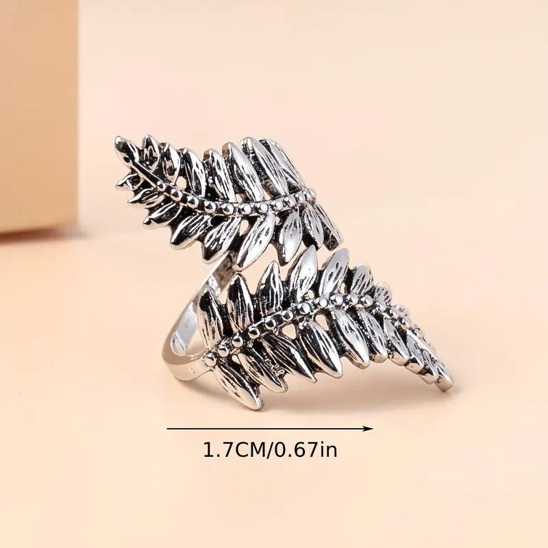 Leaf Opening Adjustable Ring