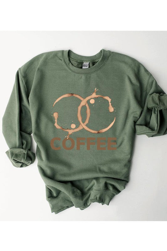 Unisex Coffee Luxury Fleece Sweatshirt