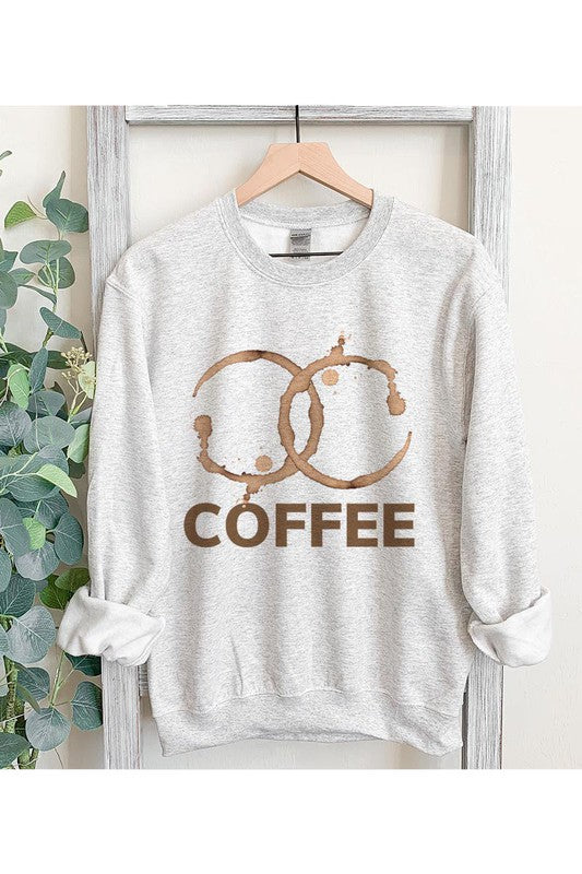 Unisex Coffee Luxury Fleece Sweatshirt