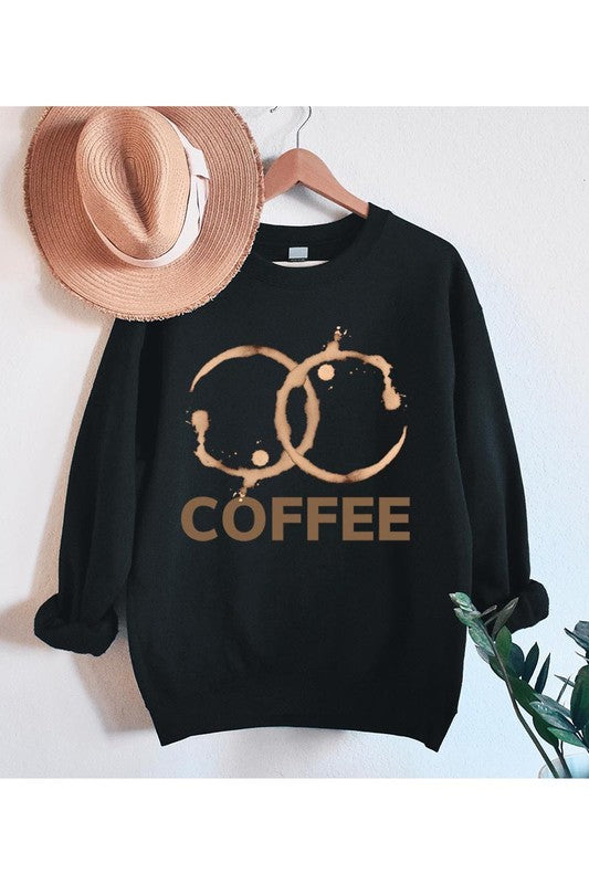 Unisex Coffee Luxury Fleece Sweatshirt