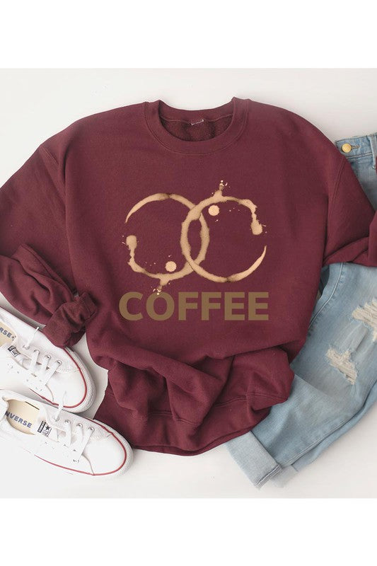 Unisex Coffee Luxury Fleece Sweatshirt