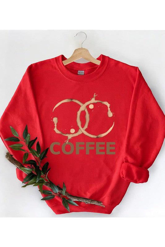 Unisex Coffee Luxury Fleece Sweatshirt