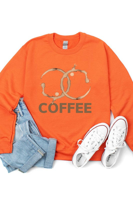 Unisex Coffee Luxury Fleece Sweatshirt