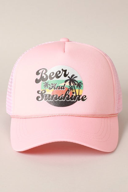 Summer Vibe Foam Trucker Cap