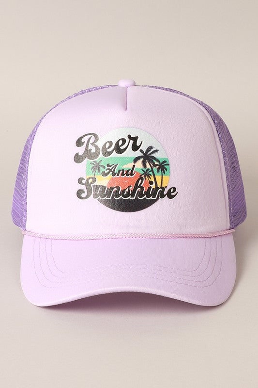 Summer Vibe Foam Trucker Cap