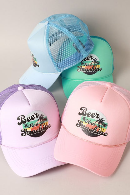 Summer Vibe Foam Trucker Cap