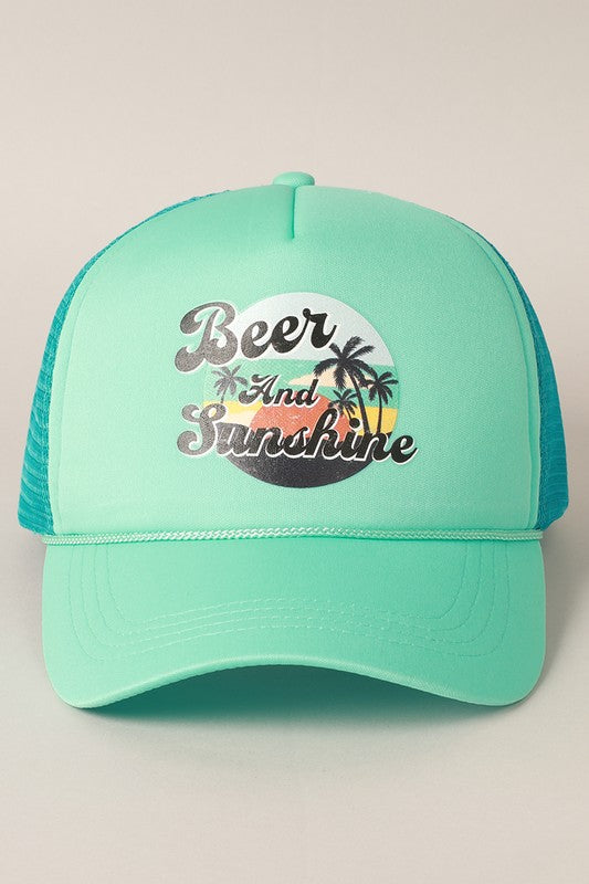 Summer Vibe Foam Trucker Cap