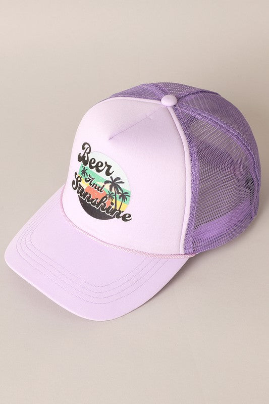 Summer Vibe Foam Trucker Cap