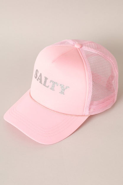 Glitter SALTY Printed Foam Trucker Hat